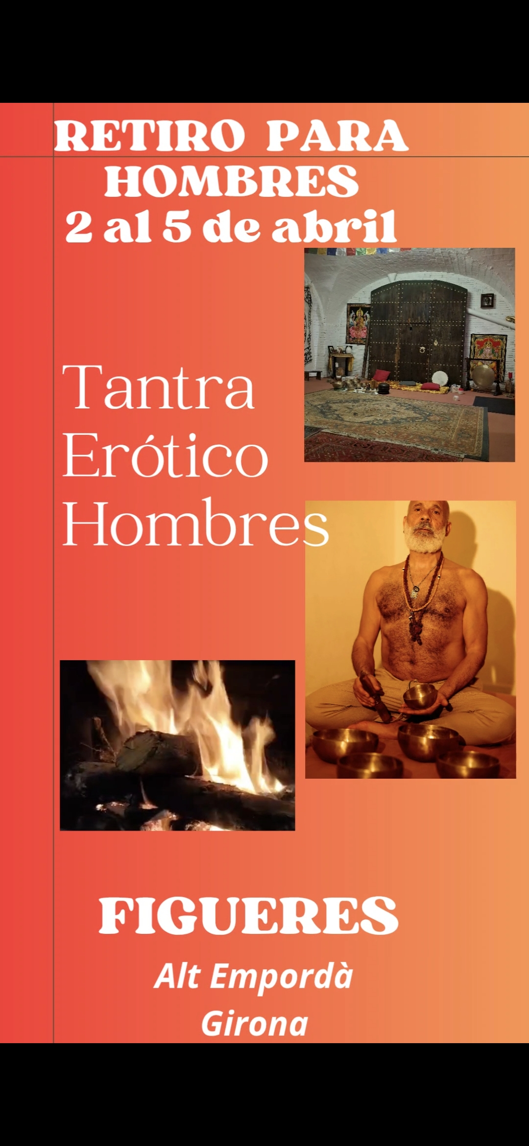 RETIRO TANTRA ERÓTICO PARA HOMBRES FIGUERES